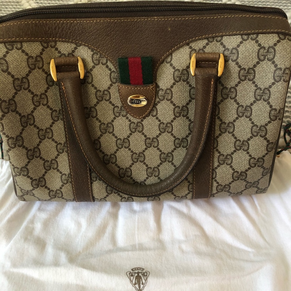 Gucci Vintage Boston Bag